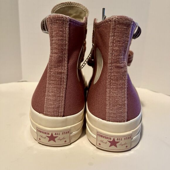 Converse Chuck 70 High Ribbon Laces Sneakers W 6.5 M 4.5 Dusty Pink A07977C - Picture 4 of 10
